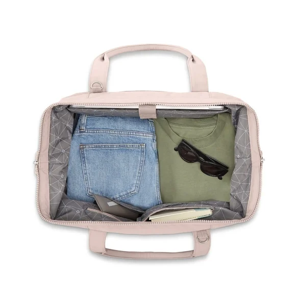 Samsonite Better Than Basic 14-inch Pink Weekender Carry-on Duffel Bag - Picture 7 of 13